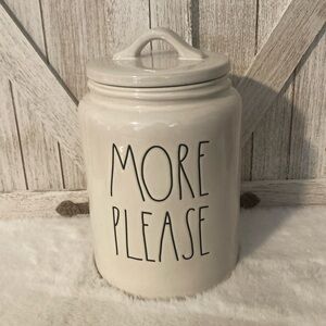 Rae Dunn More Please Large Canister